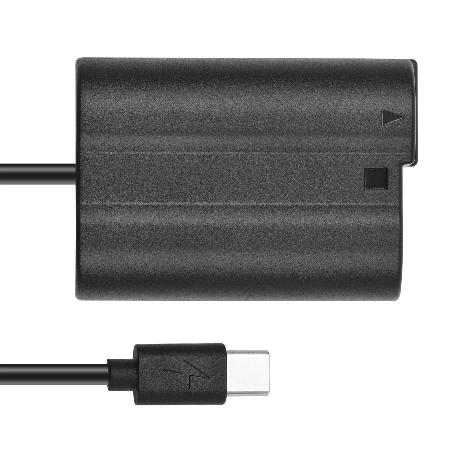 Andoer-acoplador de batería ficticia de EN-EL15, adaptador de USB-C de batería ficticia con Cable de alimentación de resorte USB tipo C para Nikon Z7 Z6 - imagen 5