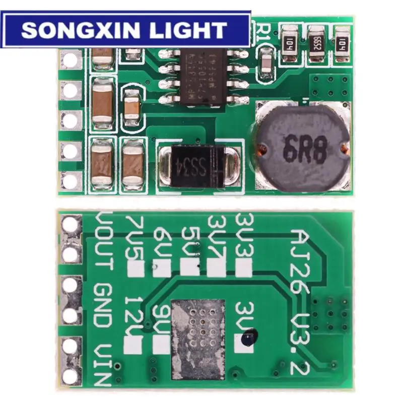 Módulo convertidor SX 3.5A DC-DC Placa reguladora de voltaje reductor 4,5 V-27V a 3V 3,3 V 3,7 V 5V 6V 7,5 9V 12V DD2712SA - imagen 2
