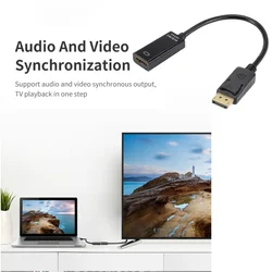 Adaptador DisplayPort a HDMI 4K Macho-Hembra