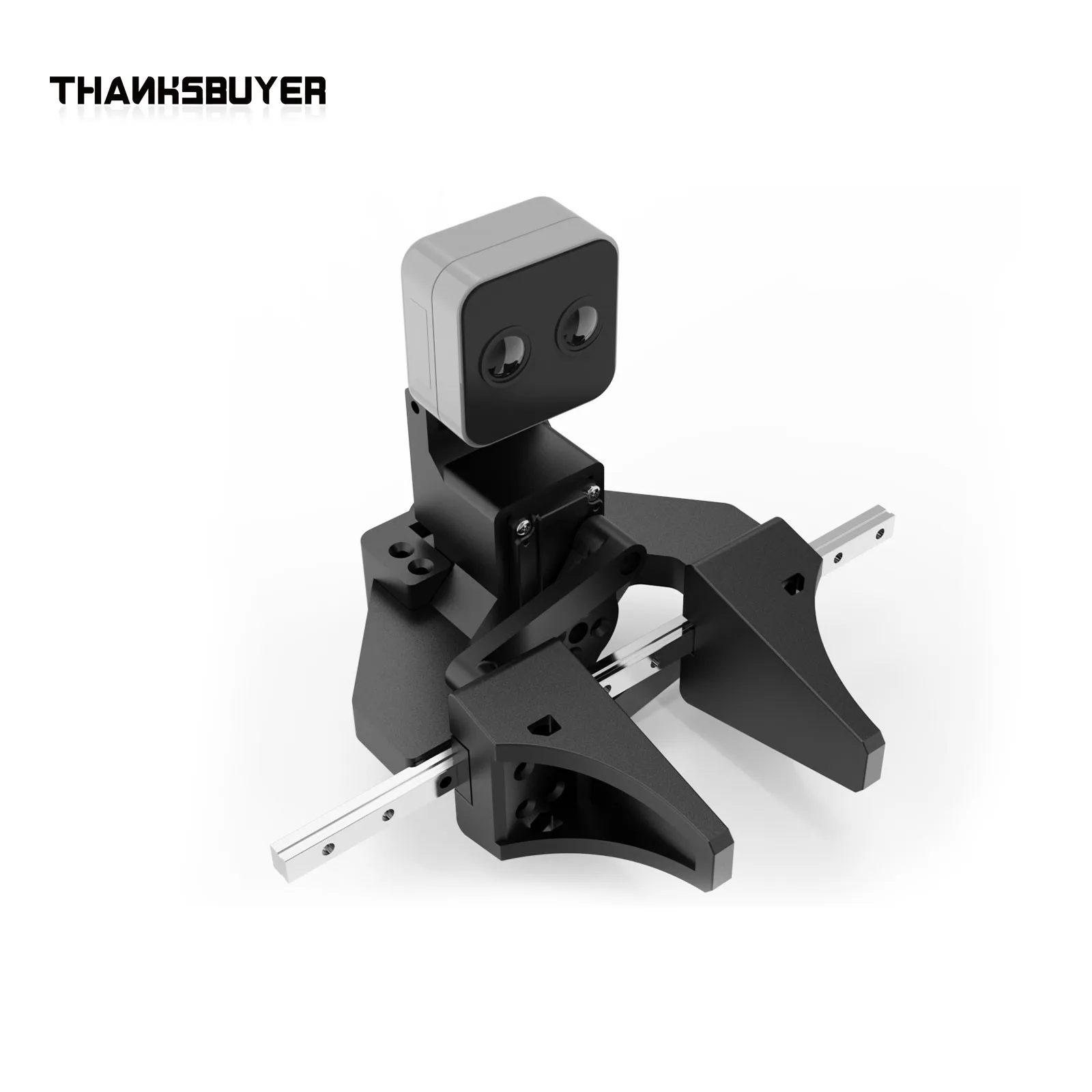 Pinza mecánica de dos dedos paralela, pinza de brazo de robot de 50 mm, 100 mm de carrera, 35 kg · cm, 50 kg · cm para objetos de 2000 g - imagen 2