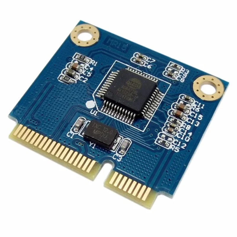 Tarjeta adaptadora Mini PCI-E a doble Micro SD Mini PCIe a lector de tarjetas SSD para portátil Dual TF - imagen 5