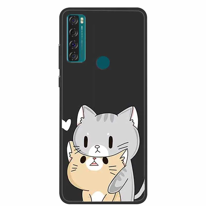 Protector de parachoques para TCL 20 SE, funda trasera de silicona suave, TCL20SE, TCL 20 SE, T671H, T671F - imagen 3