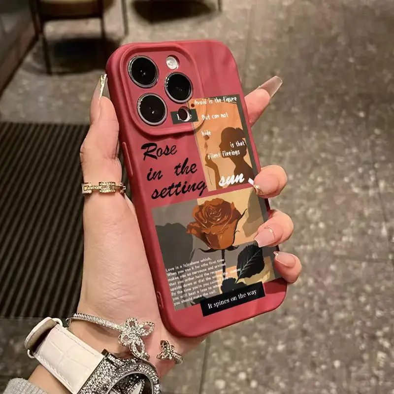 Para Funda iphone 16 15 14 13 12 11 Pro 16Pro 14Pro 13Pro Max X XS Max XR SE 2020 2022 7 8 Plus iphone15 Funda de teléfono Apple - imagen 3