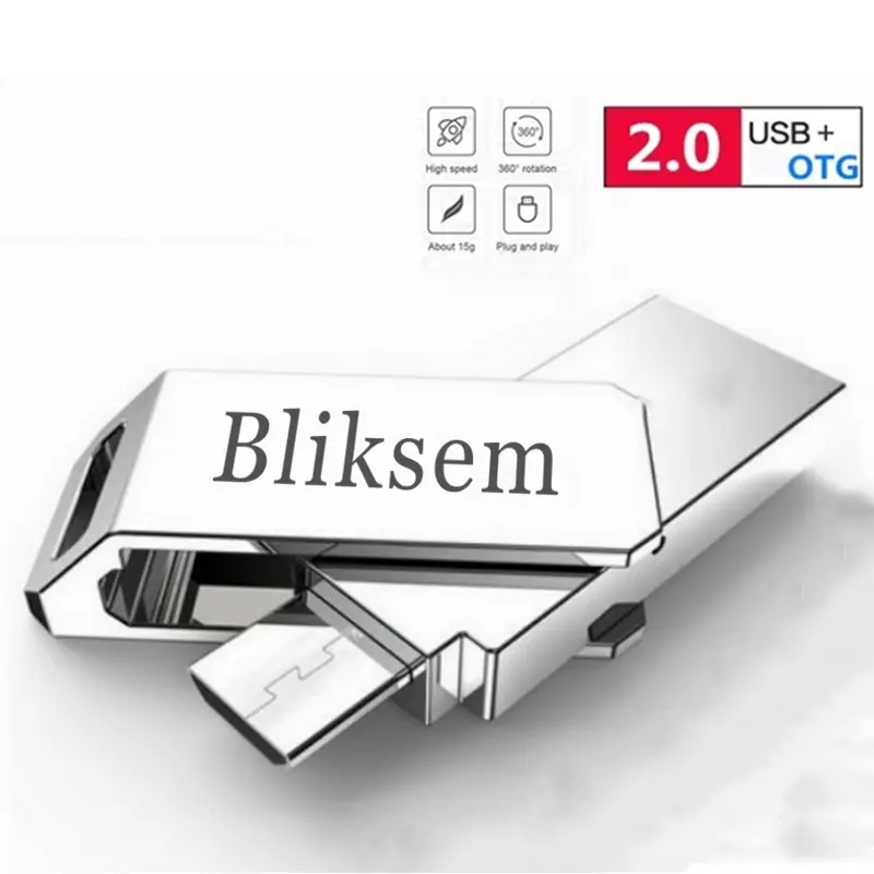 Bliksem-Pen Drive OTG de alta velocidad, pendrive de 32GB, 64GB, USB 2,0 para PC, Mini Pen Drive móvil de 32GB, 64GB - imagen 4