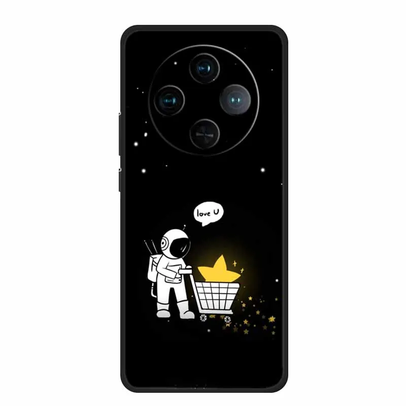 Para Xiaomi Redmi 14C funda astronauta silicona suave TPU fundas de teléfono contraportada para Redmi14C 4G Lobo protector León Spaceman Shell - imagen 2