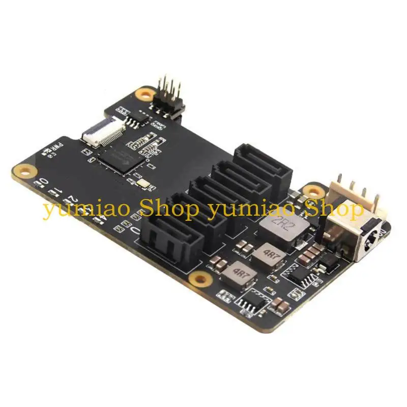 Placa expansión PCIE a SATA3.0 5 puertos 587B X1009 para RPi 5 5B para necesidades almacenamiento capacidad - imagen 4