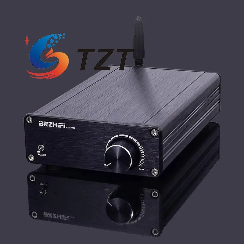 AMPLIFICADOR DE POTENCIA TZT AM-P1N 2x40W LM1875 DC12-30V Bluetooth 3,5mm entrada estéreo amplificador de Audio HiFi
