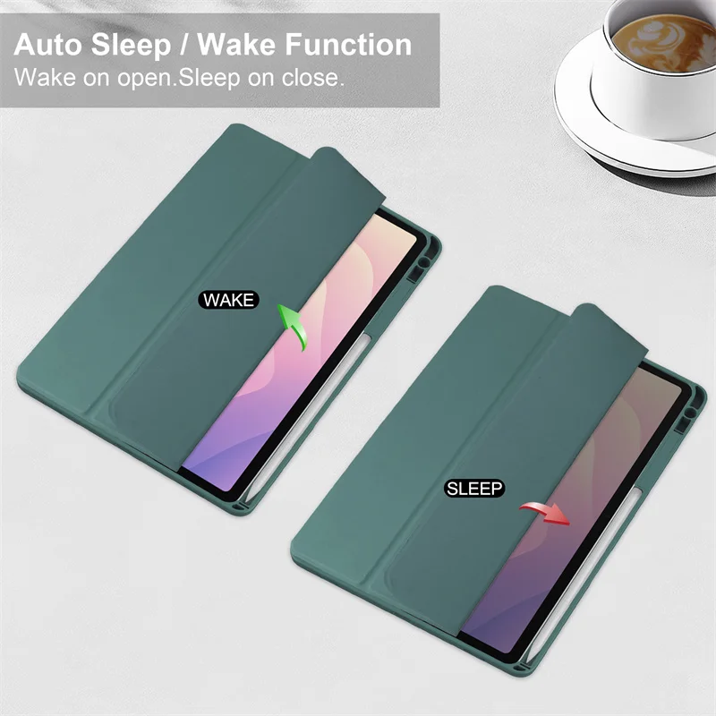 Para Samsung Galaxy Tab S11 Funda con portalápices acrílico transparente Funda magnética inteligente para Coque Galaxy Tab S11 Funda Funda de 11 pulgadas - imagen 3