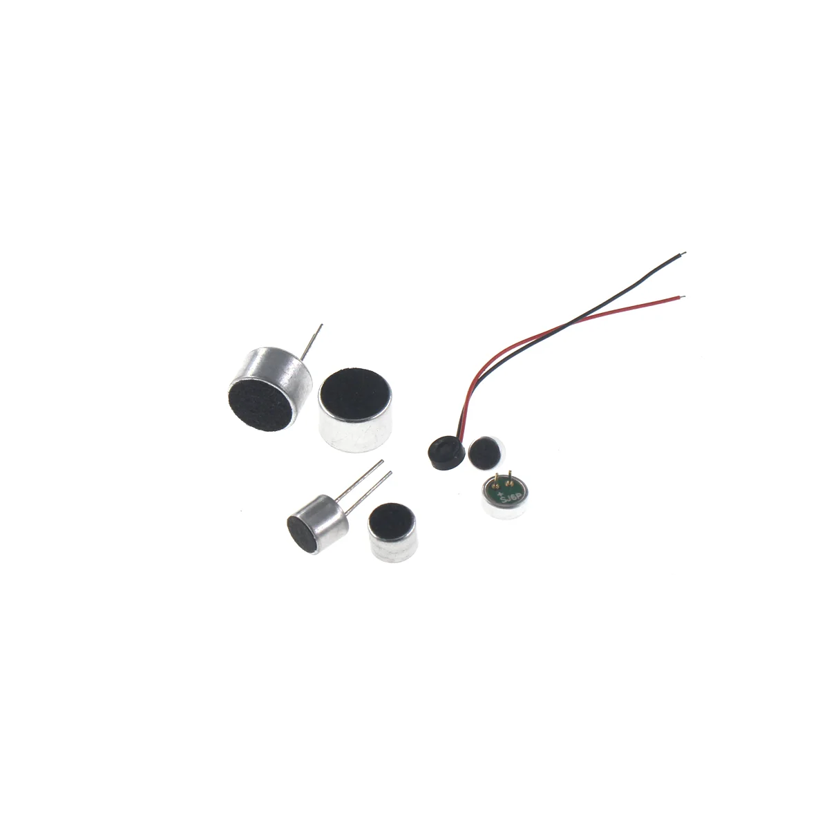 20 piezas micrófono 9x7 6x5 4x1,5 6x2,2 4,5x2,2 micrófono de electret condensador captación 52DB 56DB accesorios MP3 DIP con 1p dupont - imagen 5