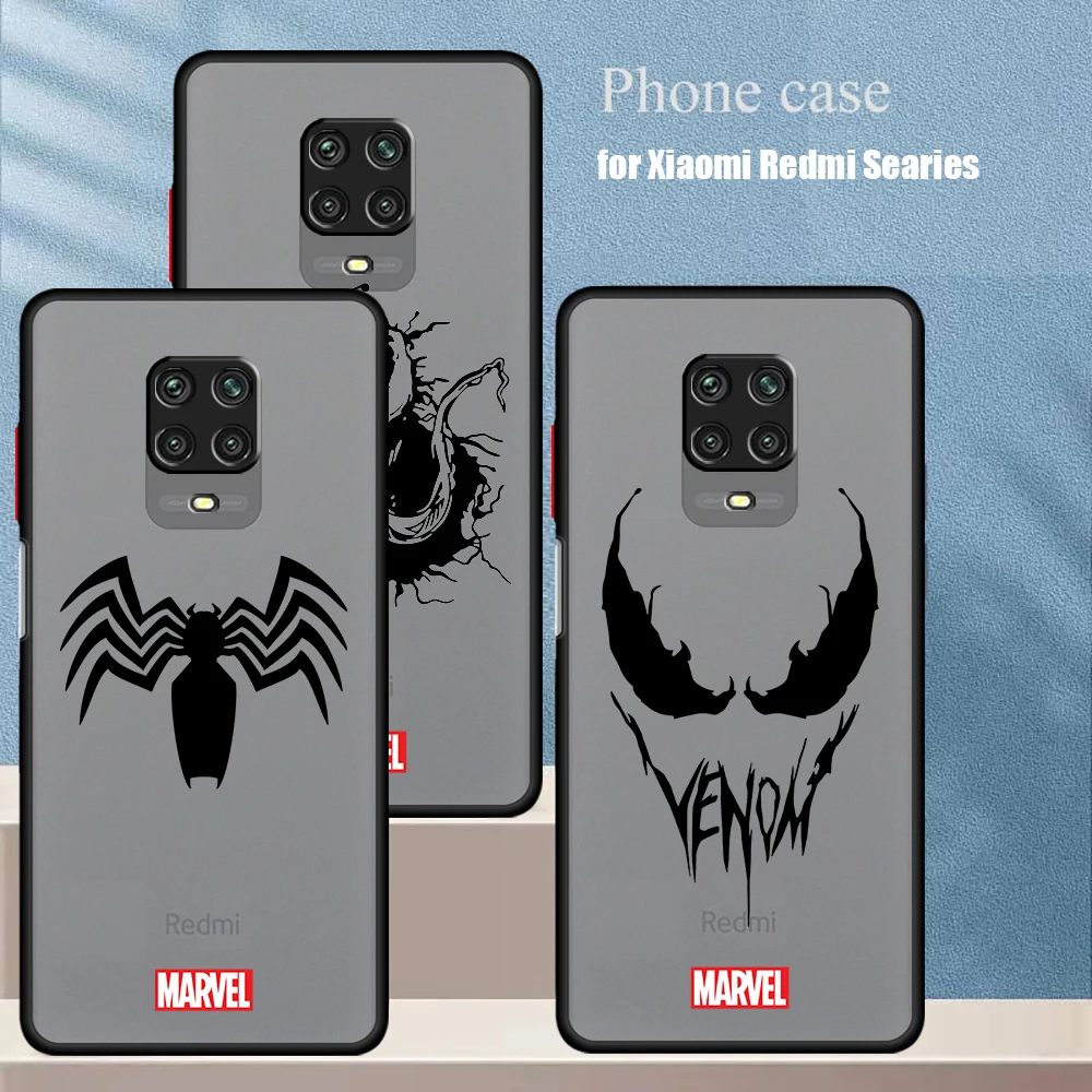 Funda de teléfono Marvel Spiderman VENOM para Redmi 9 9A 9i 9C 9T 10 2022 10 10C 10A 12 4G 12C 13C 4G 5G K40 Pro A1 Plus A2 Plus - imagen 5