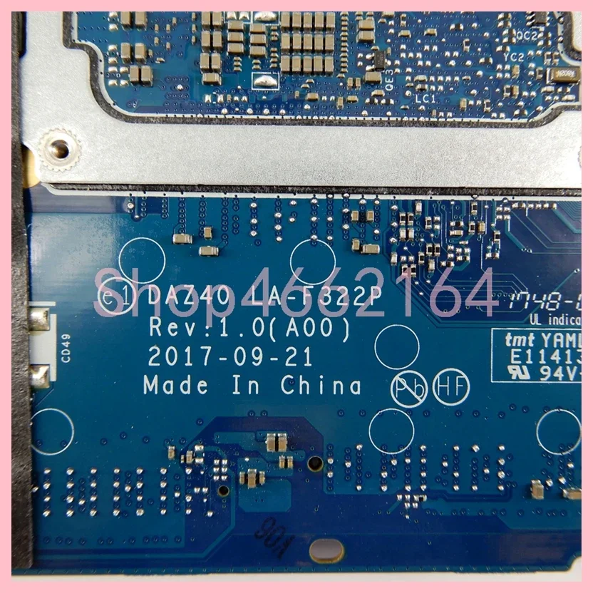 LA-F322P con i3 i5-7th 8th Gen CPU placa base para portátil DELL Latitude 7490 E7490 placa base para ordenador portátil 100% probado OK - imagen 5