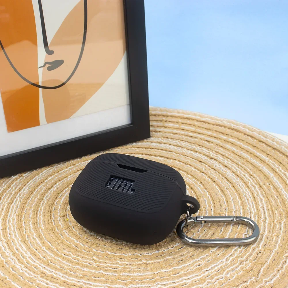 Funda de silicona para auriculares JBL Tune 230NC/Vibe Beam/Vibe Buds/Endurance Race/Tune Bubs TWS, funda para auriculares inalámbricos con gancho - imagen 5