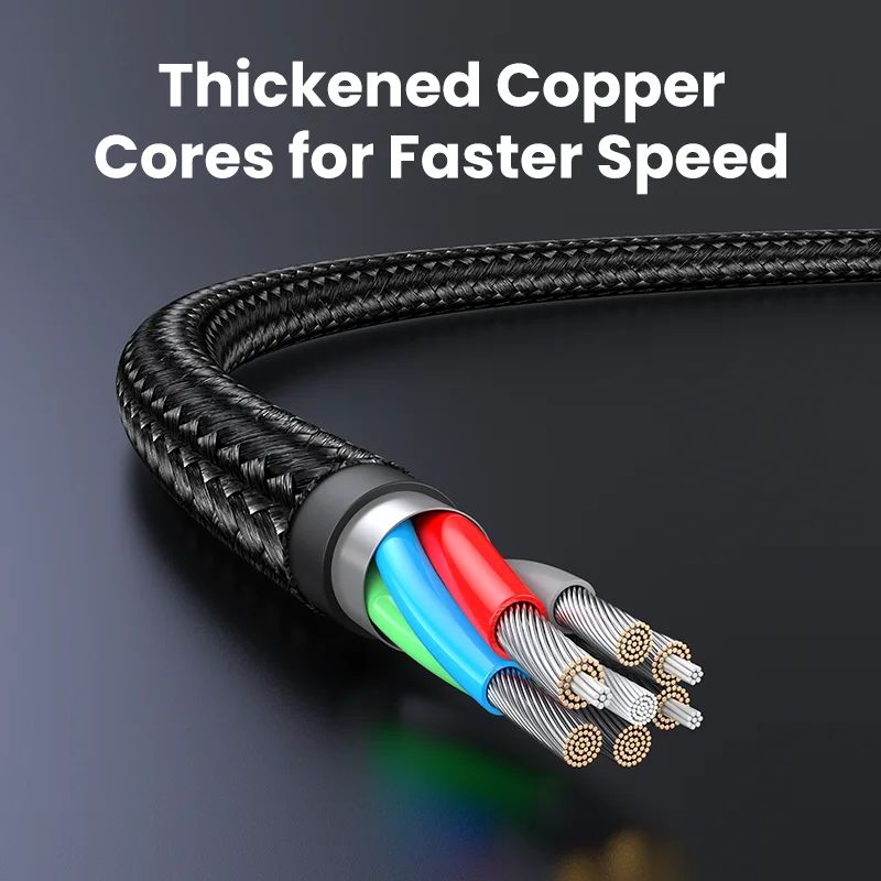 Cable Lightning UGREEN MFi – Carga Rápida 2.4A para iPhone/iPad - imagen 4
