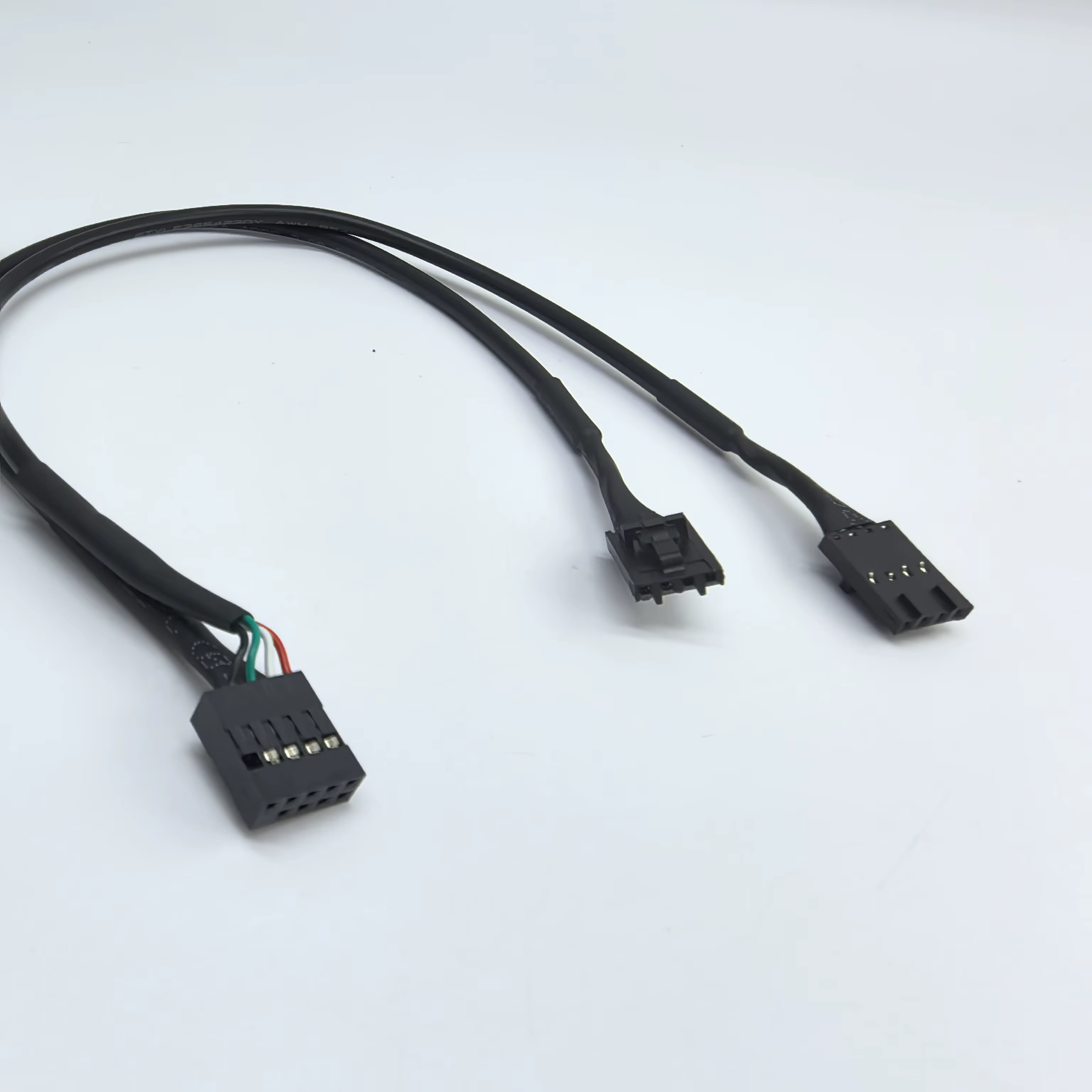 Extensor USB 2.0 de 9 pines: 1 a 4 cabezales, PCB interno para PC - imagen 3