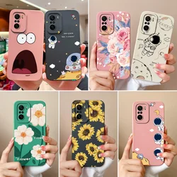 Funda Redmi K40 Pro / K40S – Silicona Líquida Floral Protectora