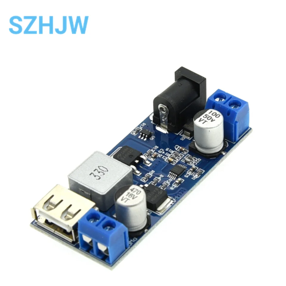 Módulo de fuente de alimentación DC 5A, 24V/12V, voltaje ancho 9-36V a 5V, XY-3606 convertidor de potencia