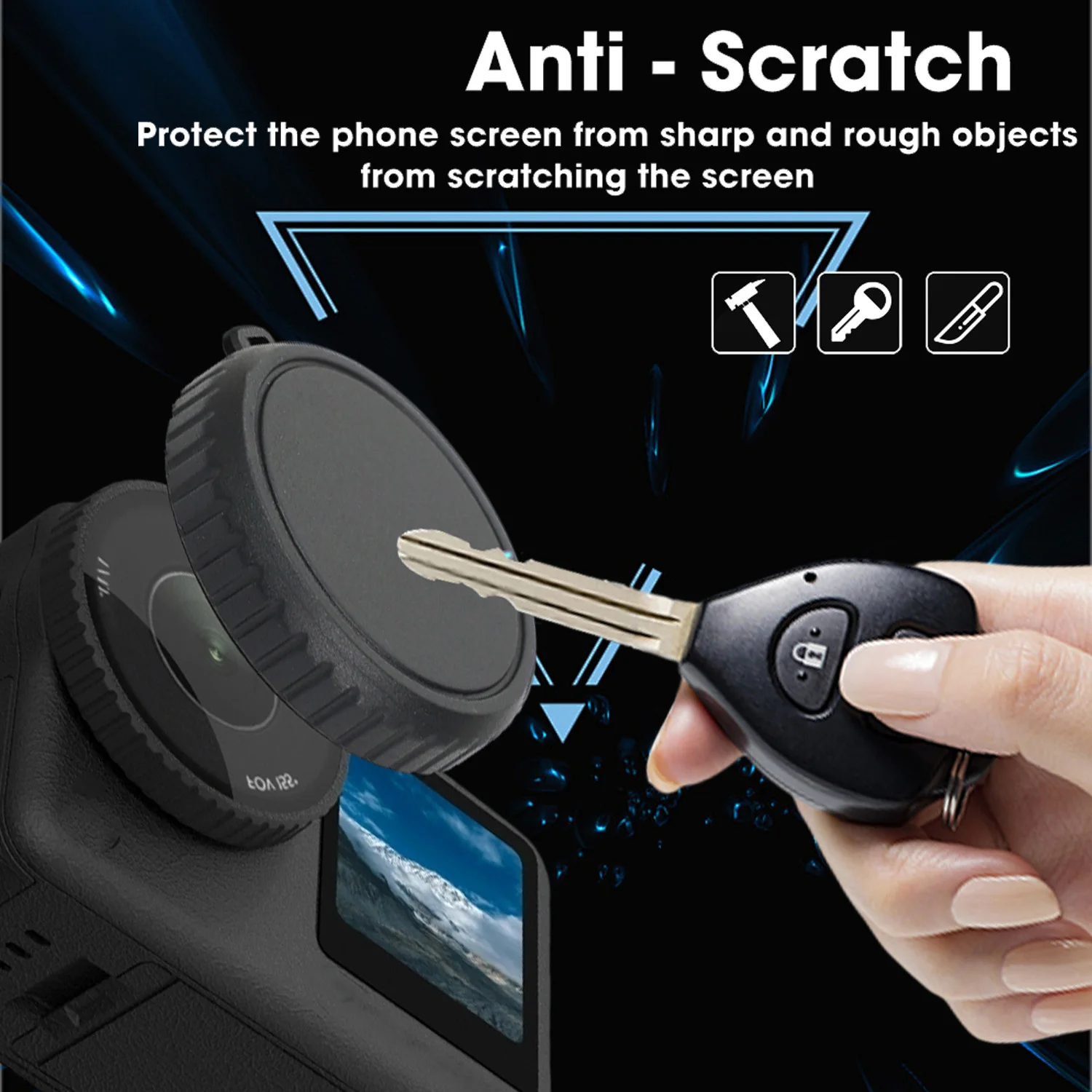 Protector de silicona para lente de cámara DJI Action 6, Protector a prueba de polvo, protección a prueba de golpes, cubierta de lente, accesorios para cámara deportiva - imagen 3