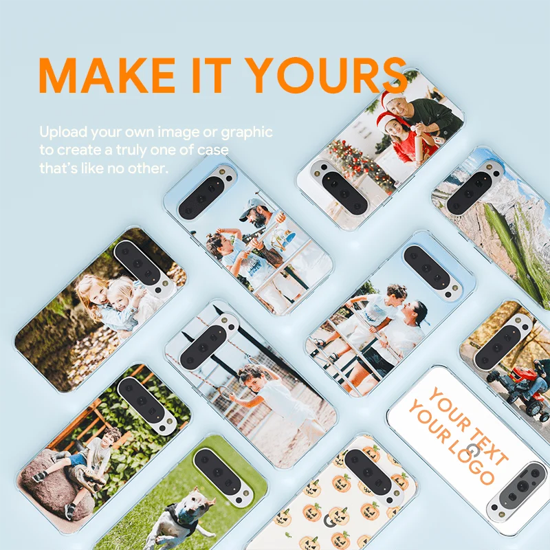 Funda suave a prueba de golpes con personalización de fotos DIY para Google Pixel 10 9 Pro XL 8 7 6 Pro 9a 8a 7a 6a cubierta trasera resistente a golpes - imagen 2