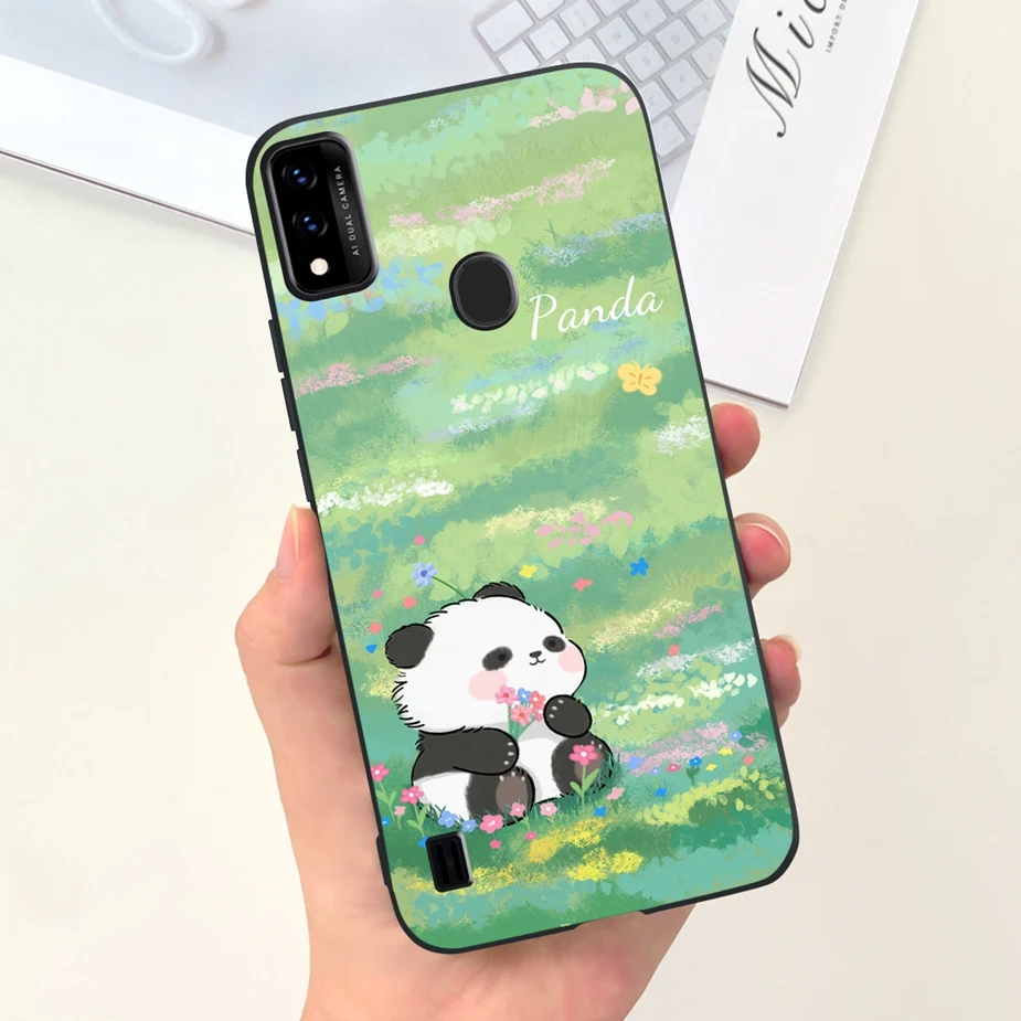 Para ZTE Blade A51 Funda BladeA71 Linda Funda de dibujos animados de moda Funda de teléfono de silicona suave para ZTE Blade A71 A7030 BladeA51 Funda Coque - imagen 2