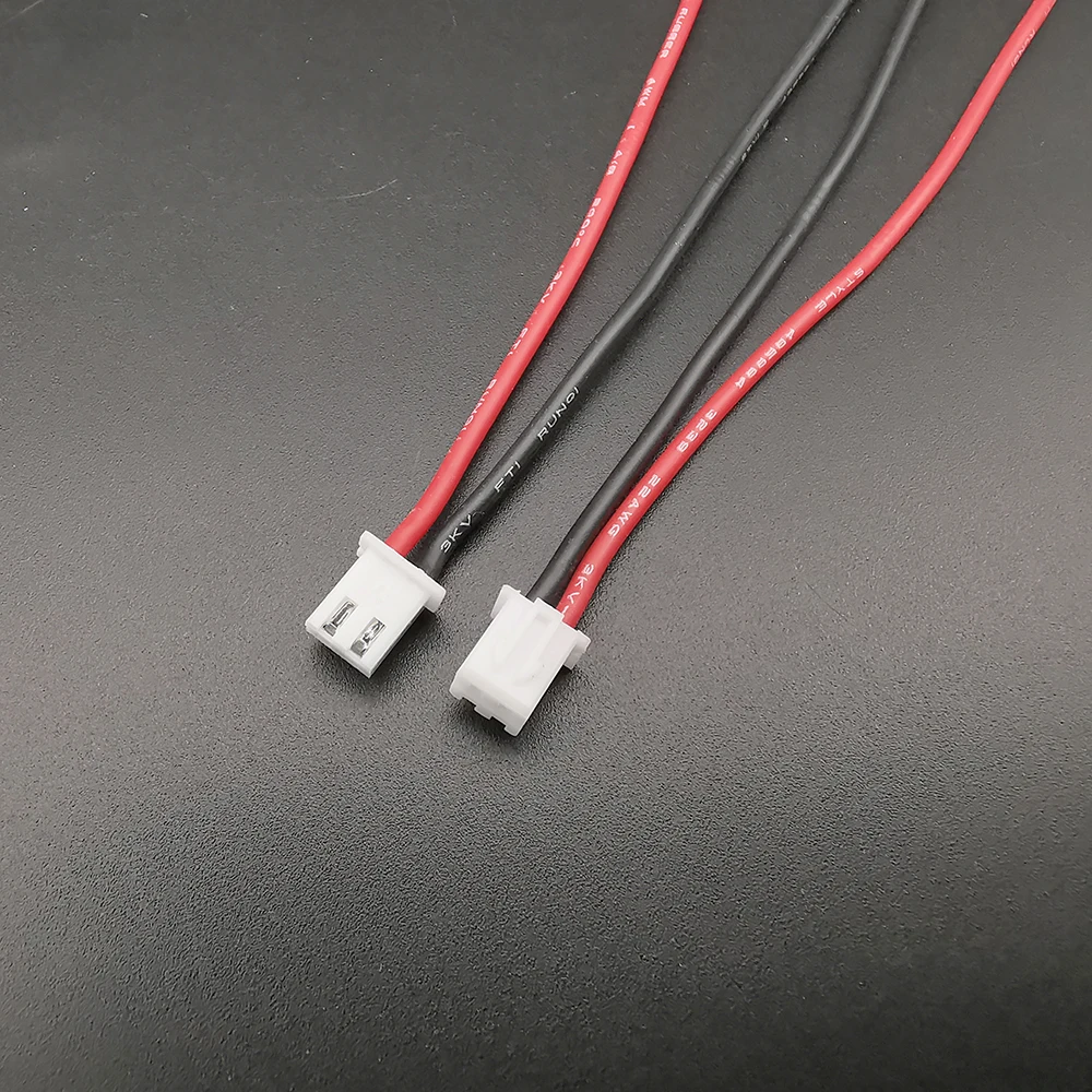 10 juegos 1S 2Pin JST XH conector de 2,54mm con toma de Cable Cable de cargador de equilibrio de batería Lipo 22AWG Cable de silicona 10/15/20CM - imagen 4