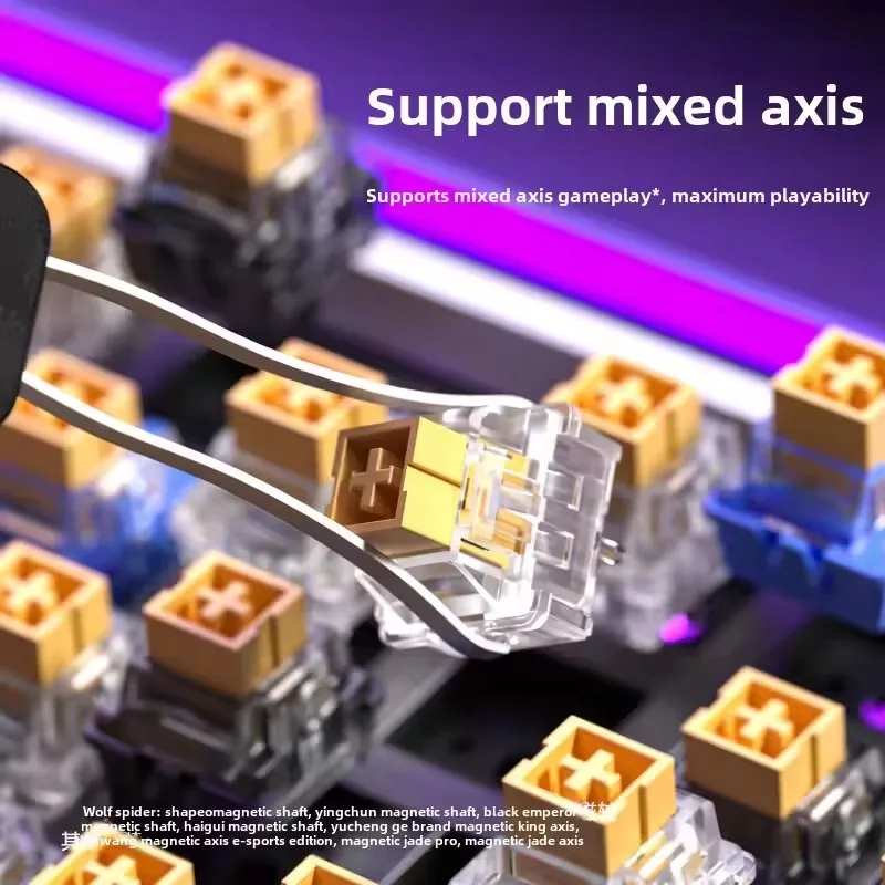 Nuevo AULA HERO 84HE 8K INSTOCK interruptor magnético teclado para juegos e-sport teclado mecánico RGB personalizado accesorios de juego ergonómicos - imagen 2