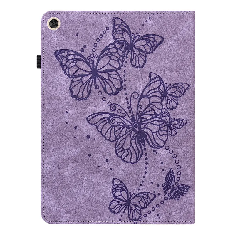 Funda para tableta Huawei MatePad T 10 s, Funda con relieve de mariposa y flores, Funda para Tablet Huawei MatePad Mate Pad 11 T10 S T10s - imagen 3