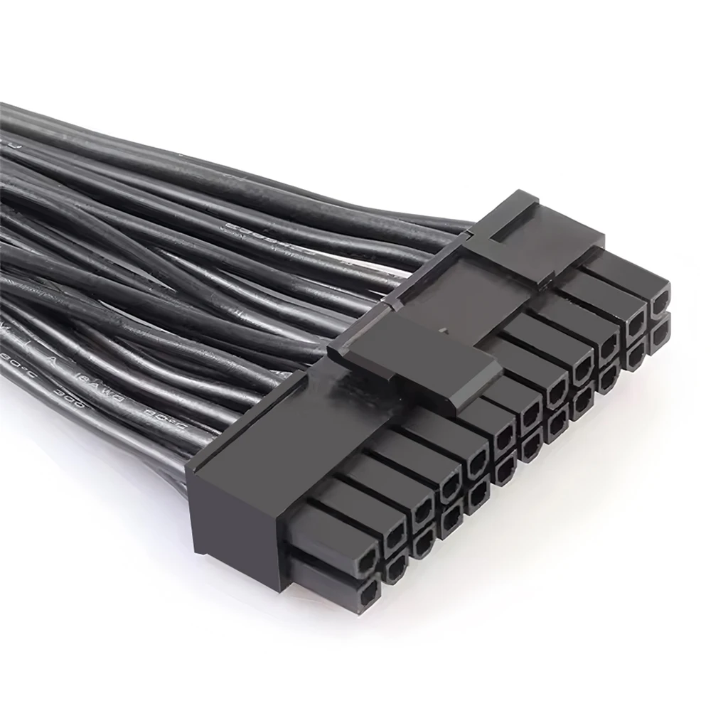 ATX 24 pines macho 1 a 3 puertos hembra fuente de alimentación PSU Cable divisor para placas base ATX de 24 pines y 20 pines - imagen 5