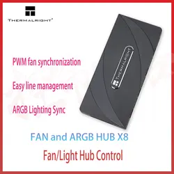 Thermalright PWM HUB X8 ARGB - Sync 4PIN, 3PIN +5V