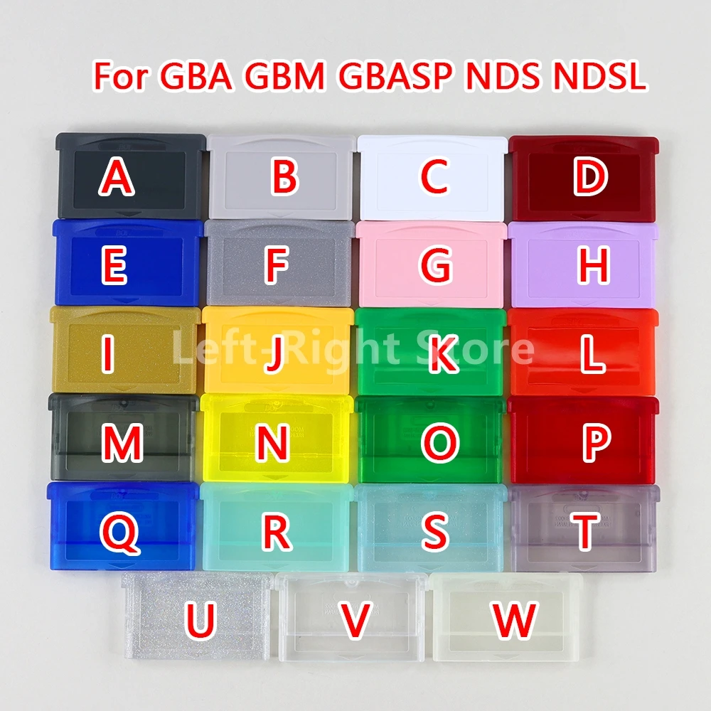 50 Uds para GBA GBM GBA SP NDS carcasa de plástico para GameBoy Advance cartucho de tarjeta de juego cubierta de carcasa pieza de repuesto - imagen 2