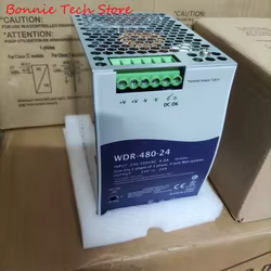 MEAN WELL WDR-480-24 – Fuente de alimentación para carril DIN 480 W