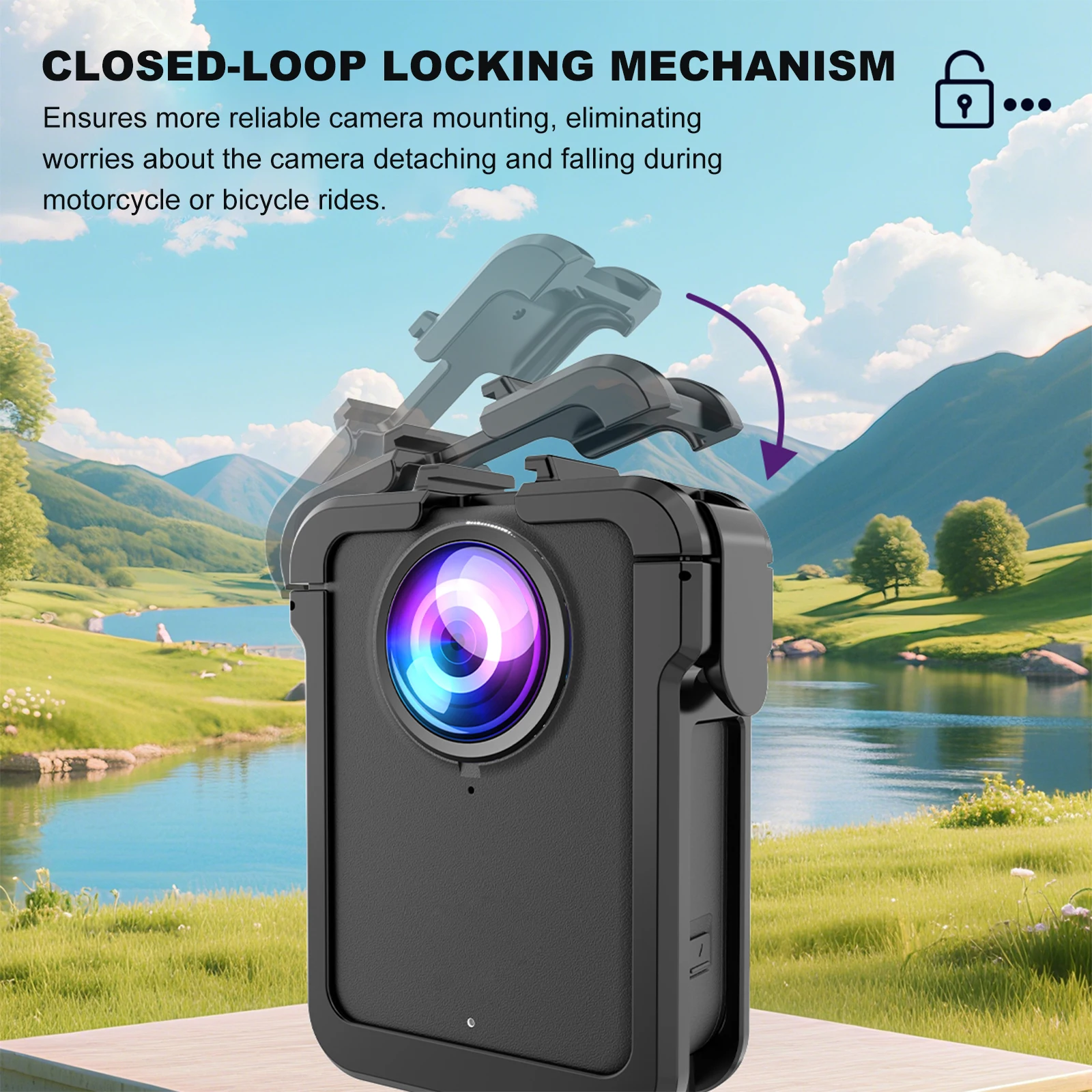 Funda protectora para DJI Osmo 360, cámara de acción, marco de jaula para conejos, jaula protectora para conejos de aleación de aluminio para DJI Osmo 360 - imagen 4