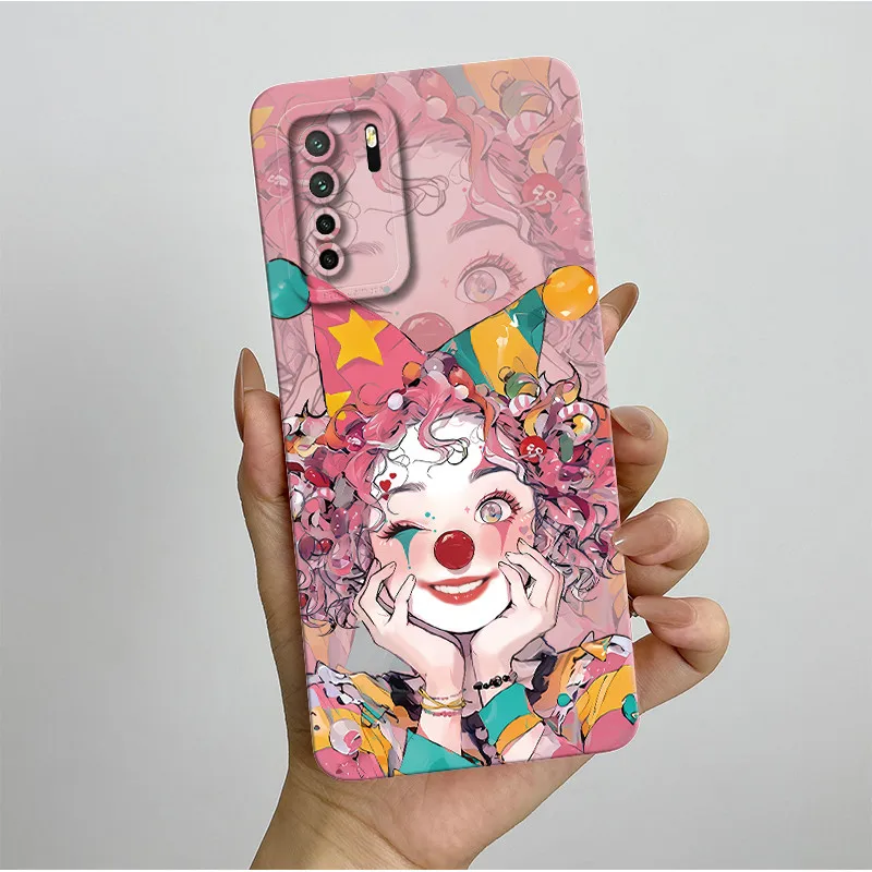 Fundas para Huawei Nova 7 SE CDY-NX9A CDY-AN00 funda de teléfono estética de lujo suave silicona líquida a prueba de golpes Fundas protectoras traseras - imagen 4