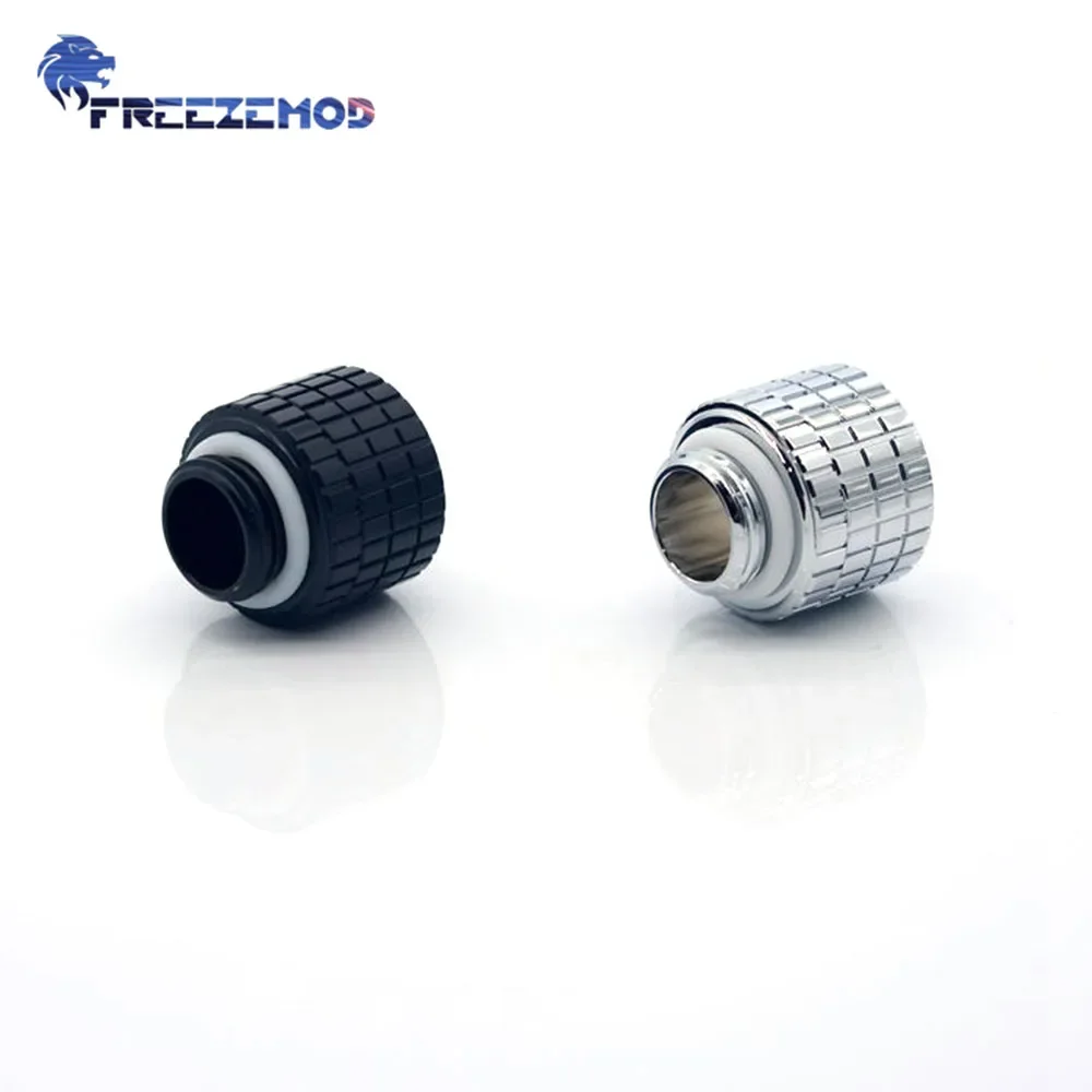FREEZEMOD Pagoda Hexagonal fija tubo suave para 9*12,7/10*13mm conector de PVC 3/8 manguera Coppr para sistema de enfriamiento de agua BRGKN - imagen 4