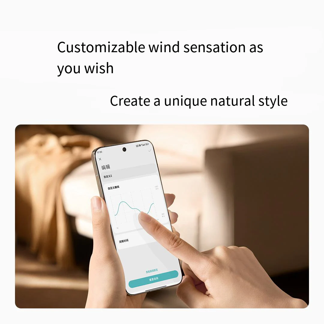 Xiaomi-ventilador de suelo inteligente Mijia DC, ventilador de pie inalámbrico con control remoto, circulador de aire de poco ruido con aplicación Mi Home - imagen 4