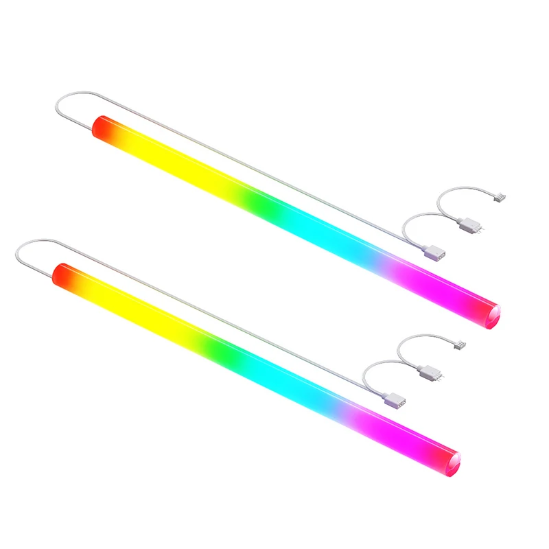 TEUCER ARGB CPU tubo de luz de neón refrigerado por agua para computadora AIO 120 240 360 enfriador de líquido de agua PC accesorios de modificación DIY - imagen 4