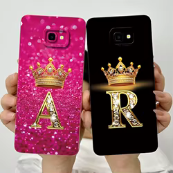 For Samsung Galaxy J4+ J7 Prime Case Crown Letters Soft Phone Cases For Samsung J4 Plus J7Prime 2 Camera Protection Back Cover