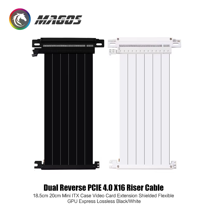 Cable Riser PCIe X16 Flexible – blindaje completo GPU ITX