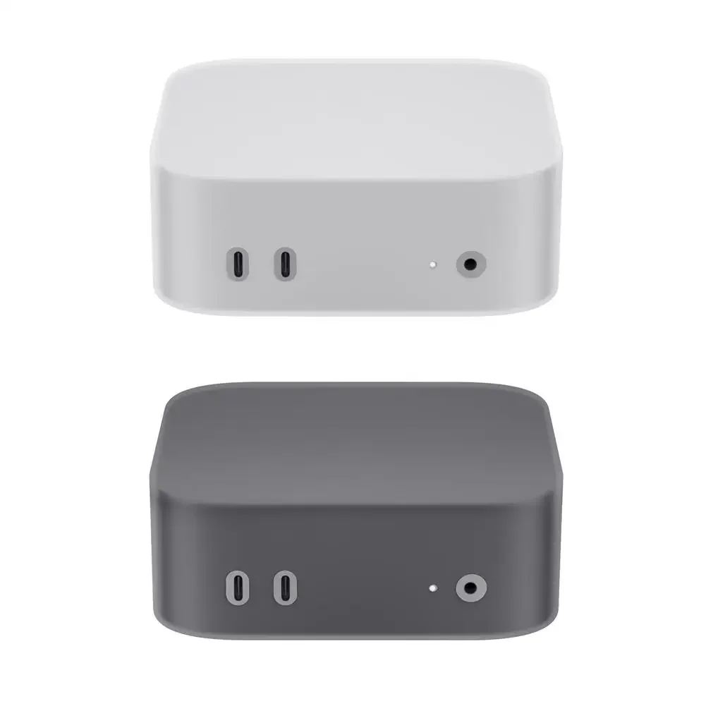 Funda protectora de silicona resistente al desgaste, fácil de instalar, resistente al desgaste, para Mac Mini M4/M4 Pro 2024, apertura precisa a prueba de polvo