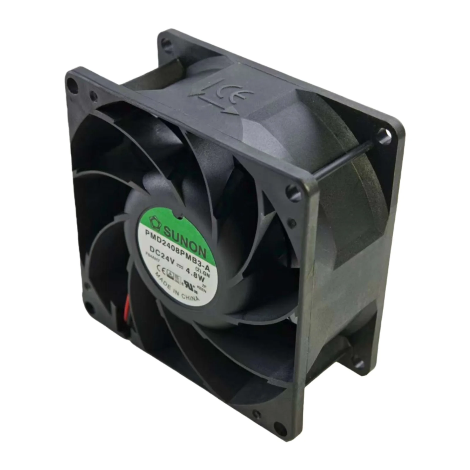 Nuevo para SUNON PMD2408PMB3-A 8025 24V DC ventilador de refrigeración 80x80x38mm 59,5 CFM 4200RPM alto flujo de aire y presión, rodamiento de bolas