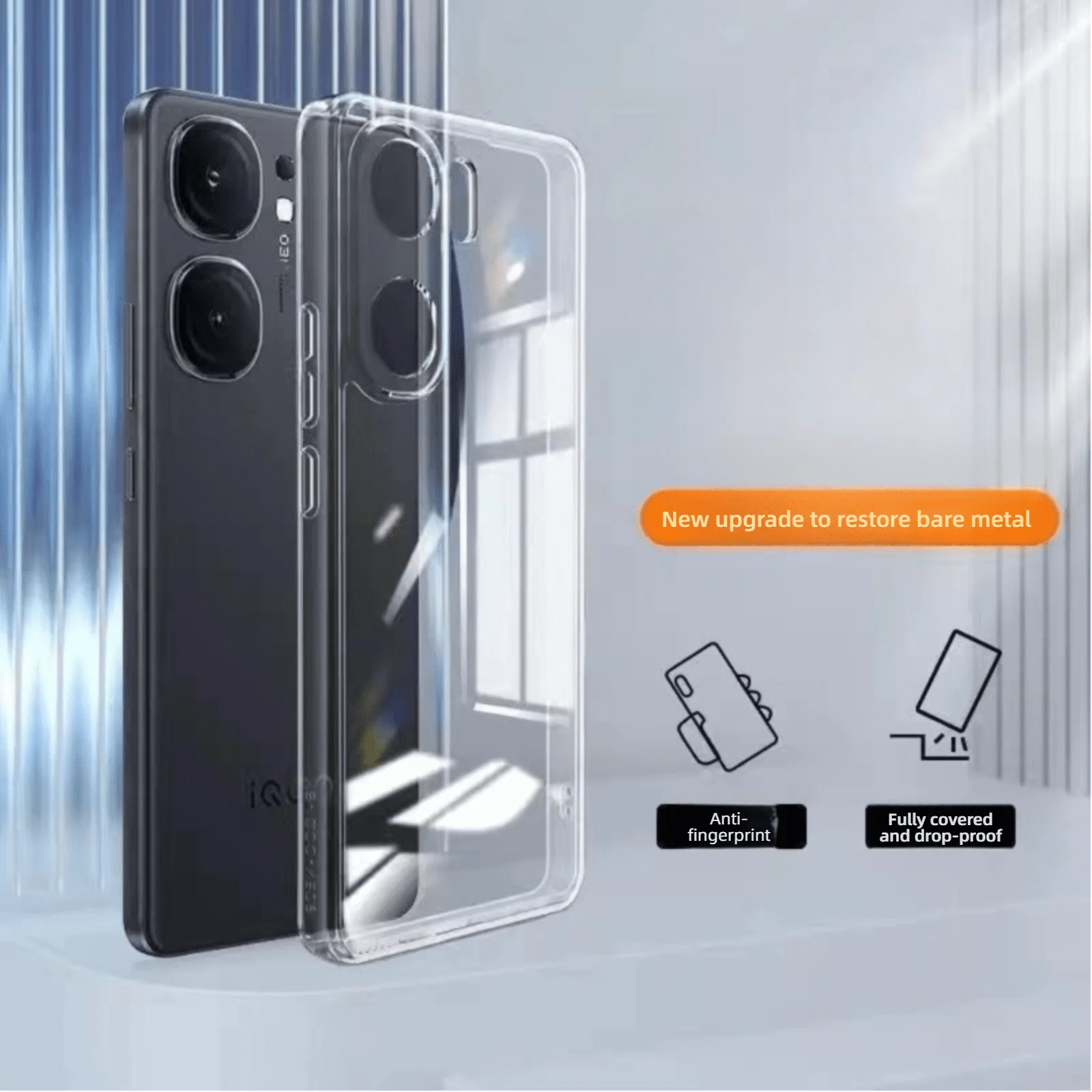 Funda de teléfono suave a prueba de golpes para VIVO IQOO Z9S Pro 5G Z9SPro, fundas traseras duras Ultra transparentes para IQOO Neo 9Pro + Plus 9s 9 pro