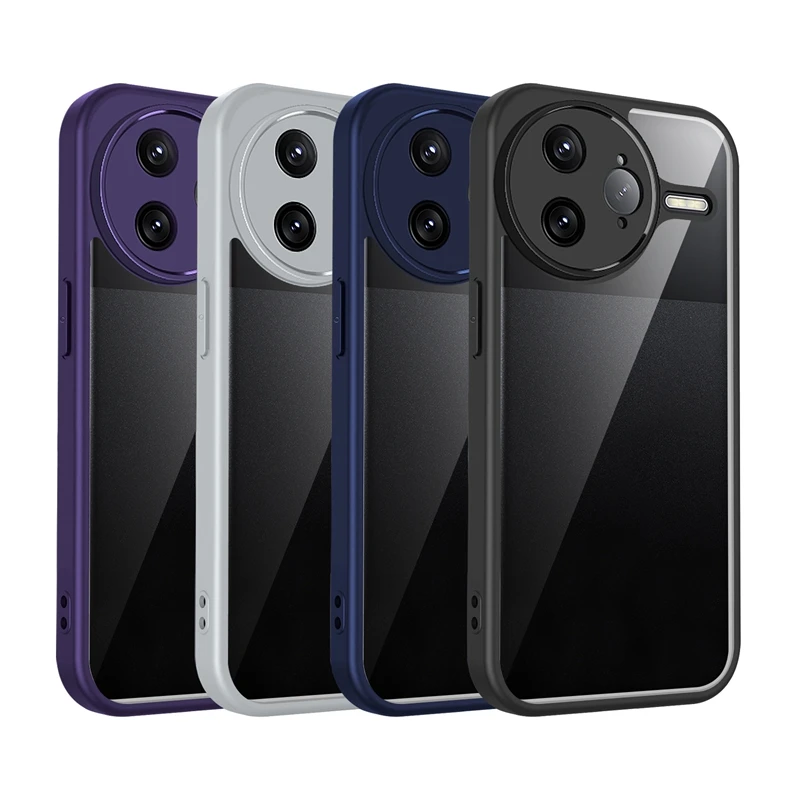 Funda de silicona transparente para Xiaomi Poco F7 PocoF7 Pro Ultra PocoF7Pro PC trasera TPU parachoques a prueba de golpes fundas de teléfono transparentes