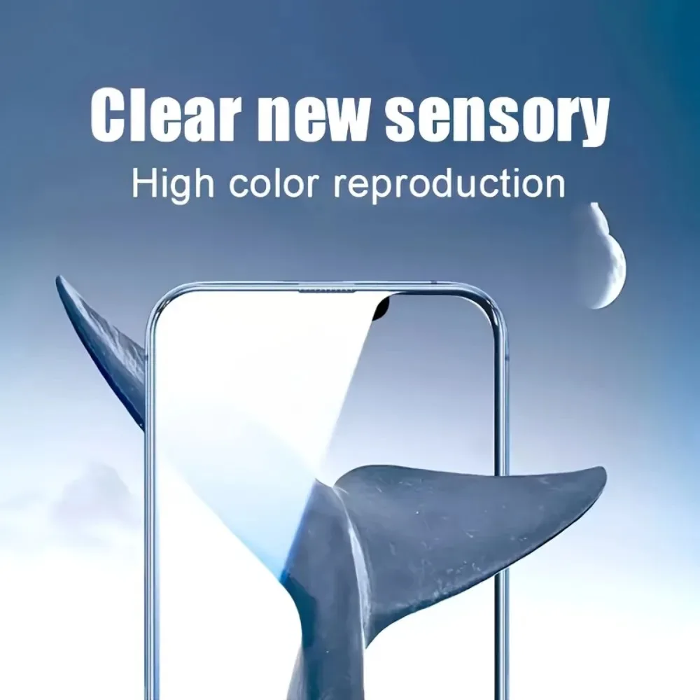 2 uds HD vidrio templado transparente para iPhone 16 15 14 Pro Max 16e 15 14 Plus 13 12 11 Pro XR XS un clic Protector de pantalla sin polvo - imagen 3