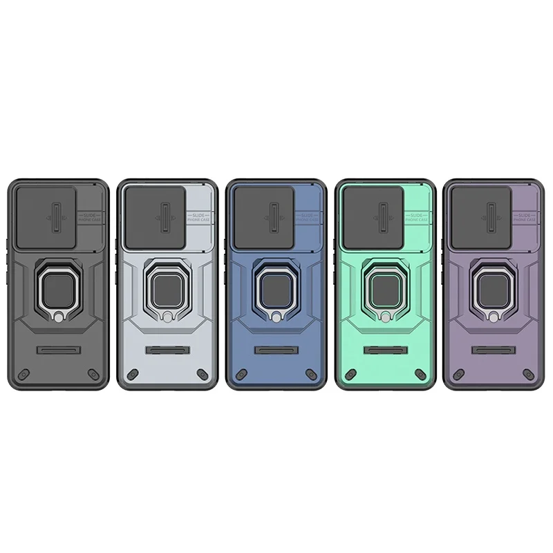 Para Vivo V60 Funda Vivo V60 V 60 Capas lente de cámara protectora de teléfono parachoques armadura trasera soporte de anillo a prueba de golpes Funda Vivo V60 - imagen 5