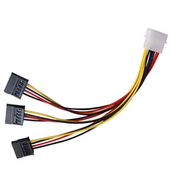 Cable Splitter Molex 4 pines a 3 SATA – 22cm