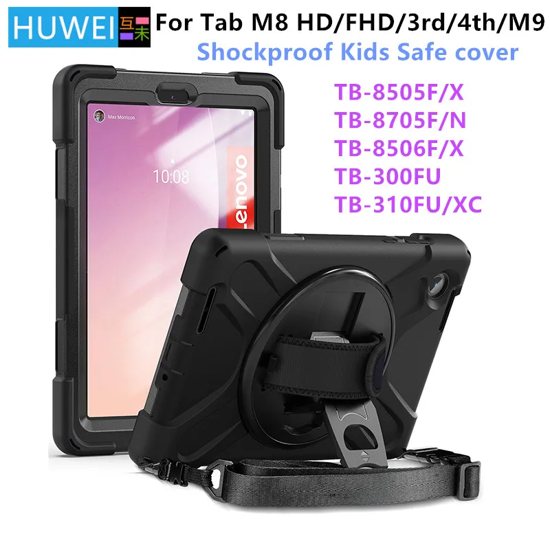 Funda para tableta Lenovo tab M8 FHD 8,0 TB-8705F, funda para niños para Tab M8 HD TB-8505F 8506F, funda M8 de 4. a generación TB300FU M9 TB-310FU