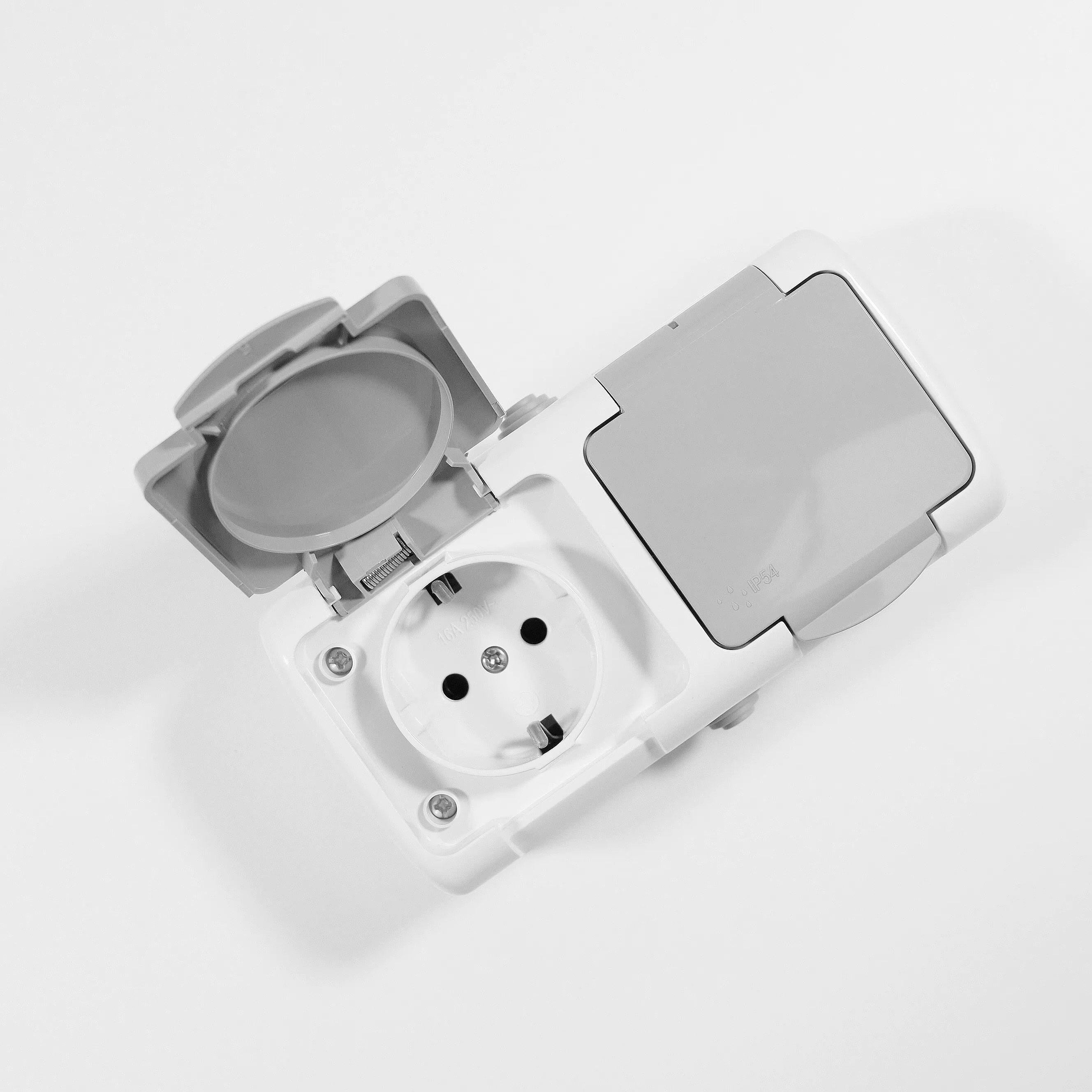 Toma de corriente Schuko IP54 2P+E - Superficie 2G - imagen 2