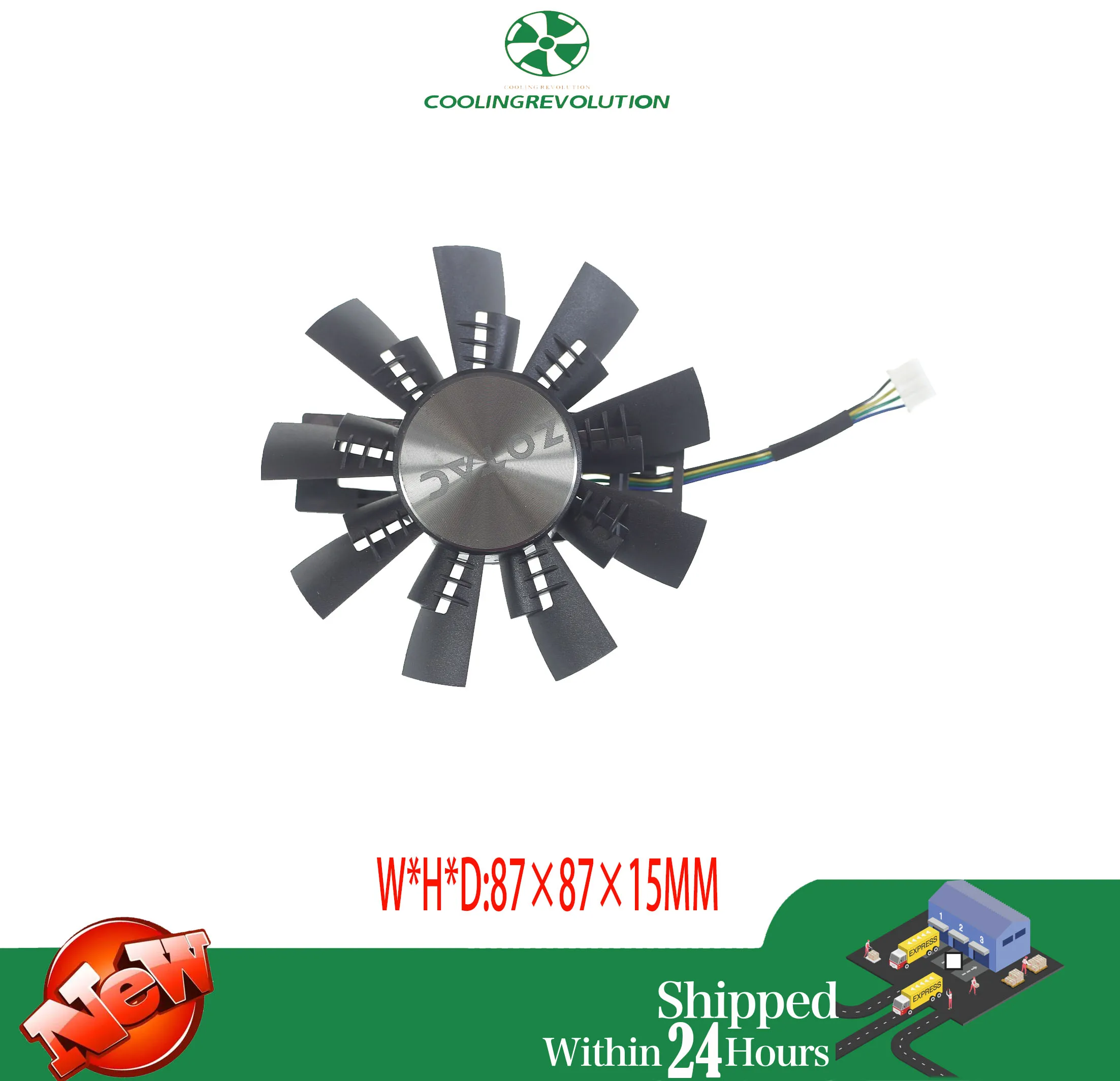 Nuevo Ventilador de tarjeta gráfica gtx 1080 GA92S2U para ZOTAC GTX1080 eth minería tarjeta de vídeo refrigeración - imagen 4