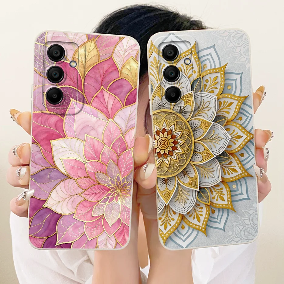 Para Samsung Galaxy A56 5G funda A16 A26 A36 Cool Owl Dragon funda de teléfono pintada para Samsung A16 A 26 56 Galaxy A36 bolsas de cubierta suave - imagen 2
