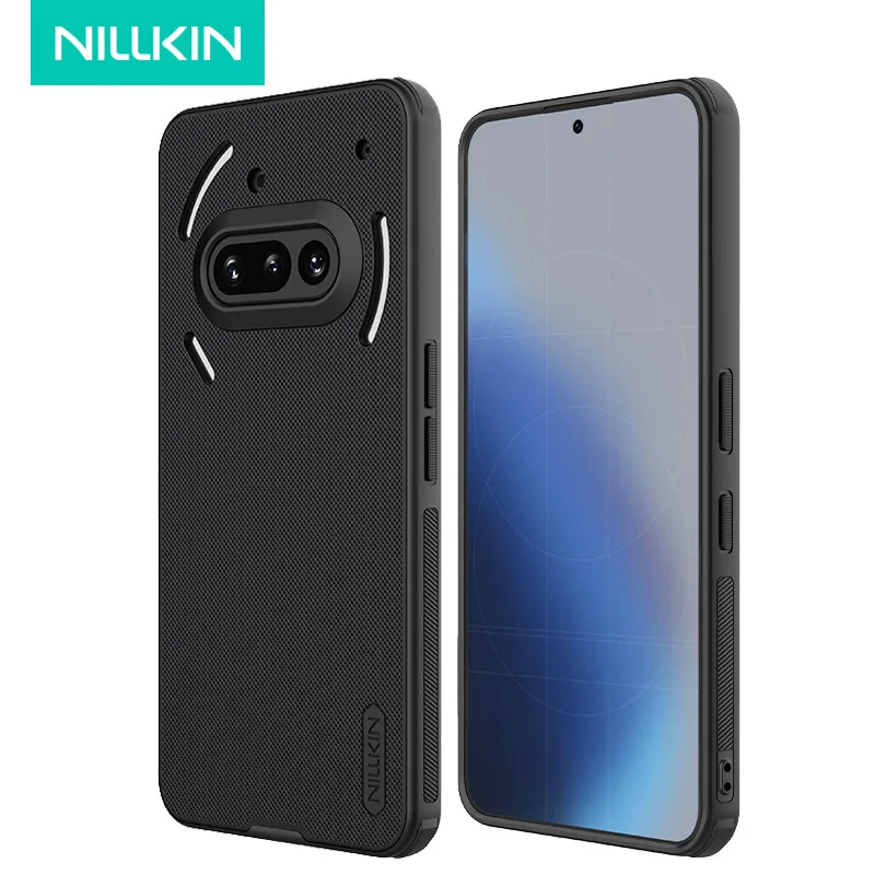Para nada teléfono 3A funda NILLKIN Super Frosted Shield Pro Airbags antihuellas dura PC TPU contraportada