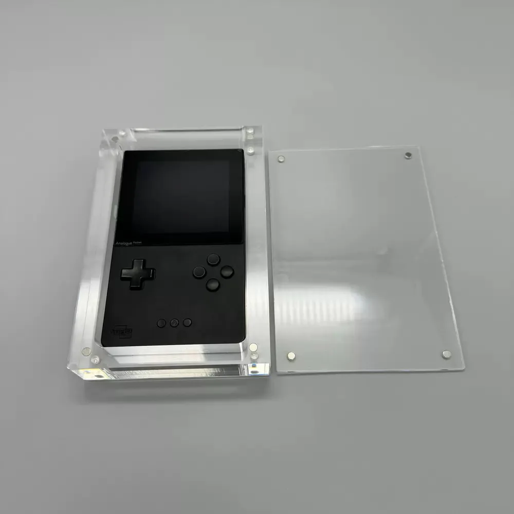 Para bolsillo analógico para consola de juegos AP cubierta magnética acrílica consola caja de almacenamiento Shell - imagen 4